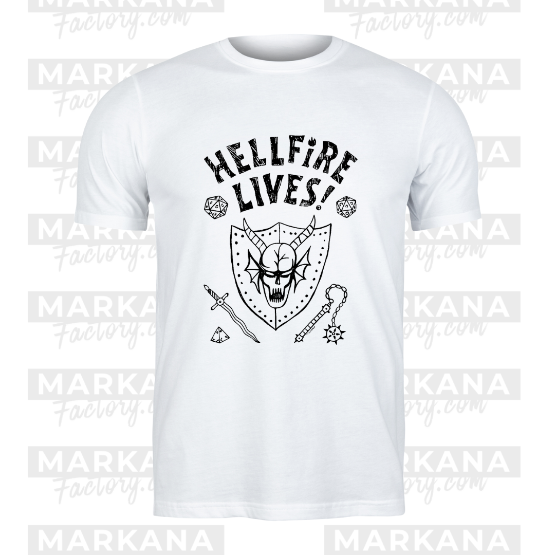 Camiseta Hellfire Stranger things