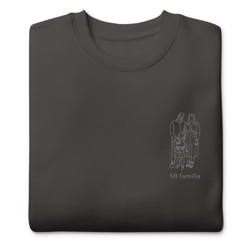 Sudadera con Silueta Lineal